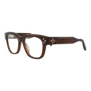 New Authentic Dior Mens Square/Rectangle Brown Brown Eyeglasses Fashion Designer